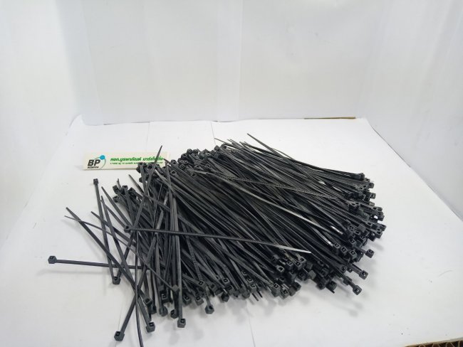 เคเบิ้ลไทร์4x150 CABLE TIE (500เส้น/1ถุง)เส้นเคเบิ้ล ไทน์ สีดำ ขนาด 4*150 มม.