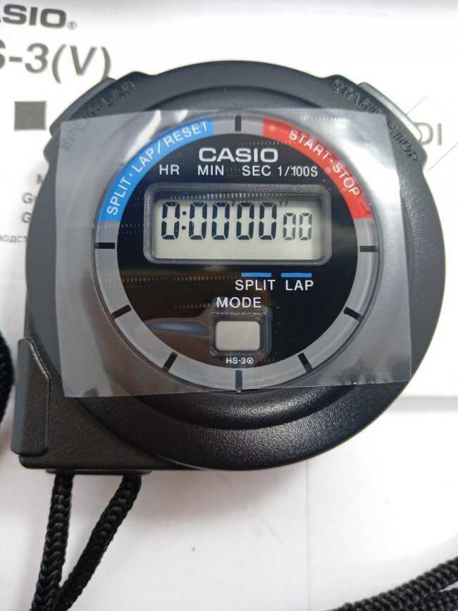 รายละเอียดสินค้า นาฬืกาจับเวลา CASIO STOPWATCH HS-3 (สินค้าพร้อมส่ง)