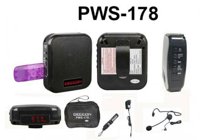 เครื่องขยายเสียงไร้สายDECCON PWS-178